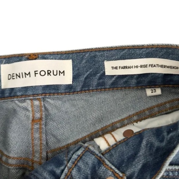 Aritzia Denim Forum Women's The Farrah Wide Leg Jeans size 23 - Picture 3 of 7